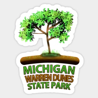 Michigan Warren Dunes State Park Sticker